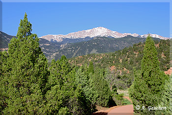 Blick auf Pikes Peak